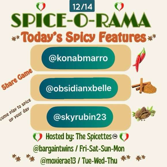 MONDAY’S UP OVER ON GAME 7
WE HAVE A NEW ⭐️ ANISE!
MAKE IT A SPICY DAY! 🔥🌶️🌶️ - Picture 4 of 12